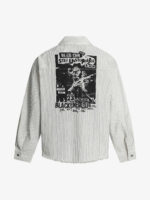 Street Dark Print Striped Long Sleeve Shirt - Image 2