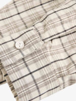 Street Print Lettering Plaid Long-Sleeve Shirt - Image 8