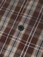 Vintage Distressed Patchwork Star Plaid Shirt - Image 6
