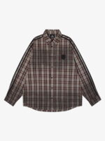 Vintage Distressed Patchwork Star Plaid Shirt - Image 2