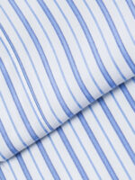 Retro Contrast Flocked Striped Long Sleeve Shirt - Image 8