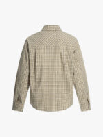 Street Print Lettering Plaid Long-Sleeve Shirt - Image 3