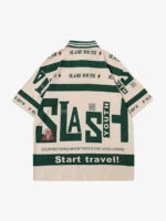Thesupermade Contrast Color Slash Polo Shirt - Image 7