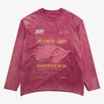 Thesupermade Washed Edge Long Sleeve T-Shirt