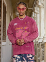 Thesupermade Washed Edge Long Sleeve T-Shirt - Image 7