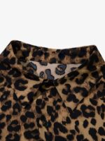 Vintage Wild Leopard Print Button-Up Shirt - 2017 - Image 5