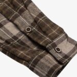 Retro Ripped Patchwork Long Sleeve Plaid Shirt