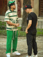 Thesupermade Contrast Color Slash Polo Shirt - Image 4